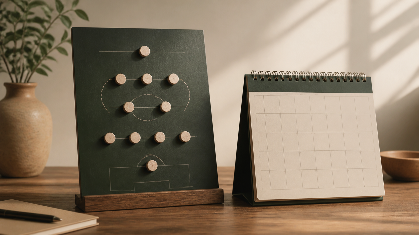 Escena editorial original que representa Dónde comprobar convocatorias y calendarios de las selecciones Colombia.