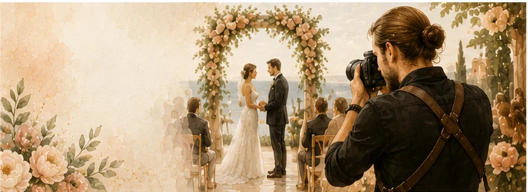 Detalle visual relacionado con la fotografía de boda — el error de contratar por una sola foto espectacular