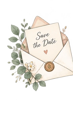 Detalle editorial relacionado con la organización de la boda — una carta para cuando organizar la boda empieza a pesar